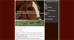 Desktop Screenshot of northlandsequestrian.com