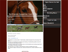 Tablet Screenshot of northlandsequestrian.com